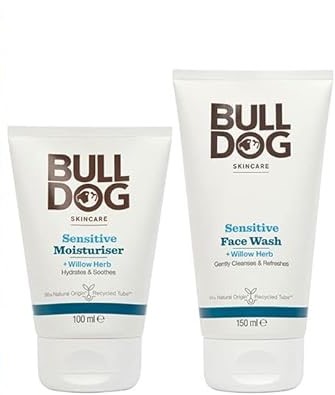 Bulldog Sensitive Face Wash and Moisturiser Bundle