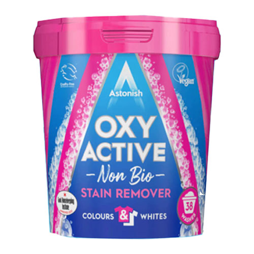 Astonish oxy active non bio stain remover 625g