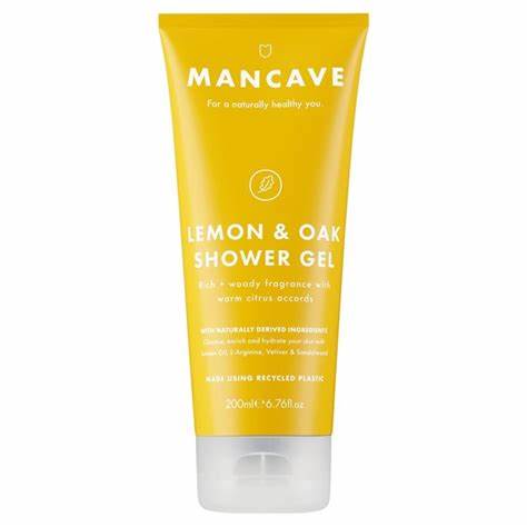 ManCave Lemon and Oak Shower Gel (200ml)