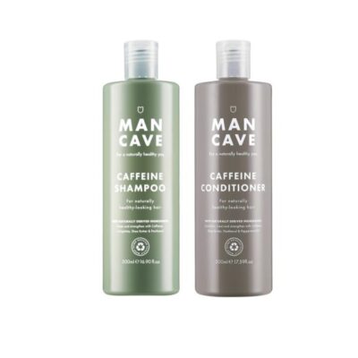 ManCave Caffeine Shampoo and Conditioner Bundle (2 x 500ml)