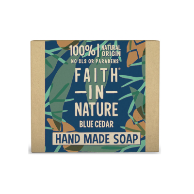 Faith in Nature Blue Cedar Soap