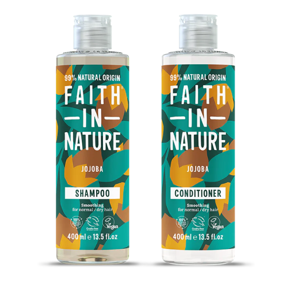 Faith in Nature Jojoba Shampoo and Conditioner Bundle
