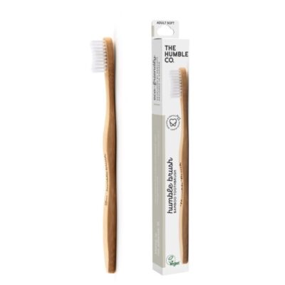 The Humble Co. Toothbrush – Adults Soft (White)