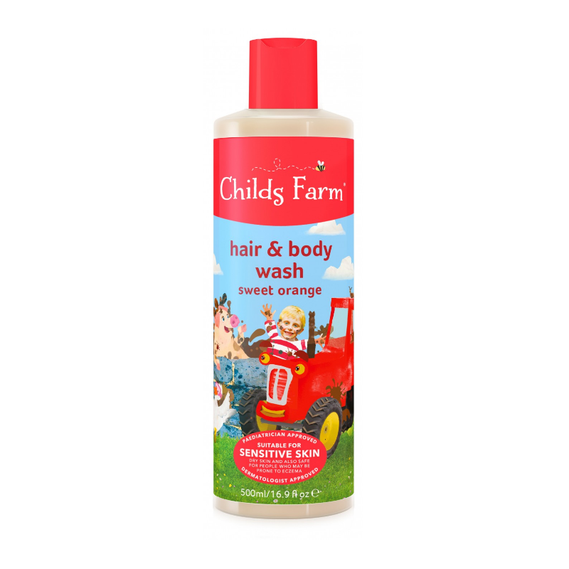 Childs Farm Hair and Body Wash - Organic Sweet Orange (500ml)
