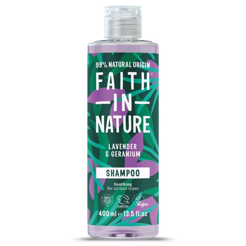 Faith in Nature Shampoo – Lavender and Geranium (400ml)