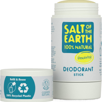 Salt of the Earth Refillable Deodorant Stick – Unscented (84g)