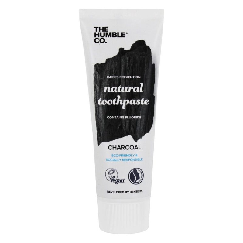 The Humble Co. Natural Toothpaste – Charcoal (75ml)