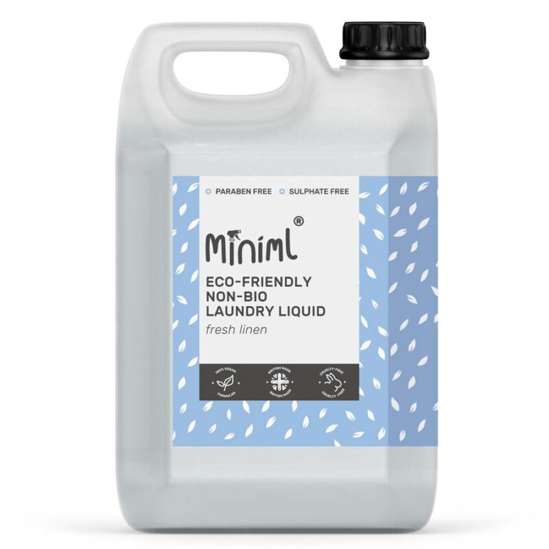 Miniml Eco Non-Bio Laundry Liquid - Fresh Linen (5L)