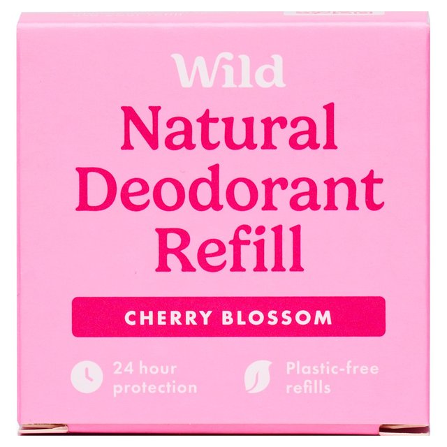Wild Natural Deodorant Refill – Cherry Blossom (40g)