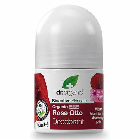 Dr. Organic Deodorant – Rose Otto