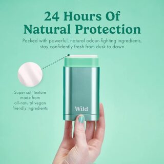 Wild Natural Deodorant - Aqua Case Mint and Aloe Vera