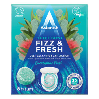 Astonish Toilet Bowl Fizz and Fresh Tablets – Eucalyptus